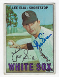 Autographed LEE ELIA  Chicago White Sox 1967 Topps Card
