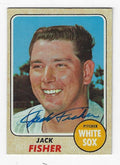 Autographed JACK FISHER Chicago White Sox 1968 Topps Card