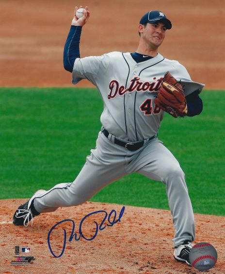AUTOGRAPHED RICK PORCELLO 8X10 Detroit Tigers Photo