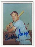 Autographed BOBBY KNOOP California Angels 1978 TCMA The 60's Card