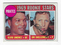 Autographed JIM SHELLENBACK Pittsburgh Pirates 1969 Topps Card