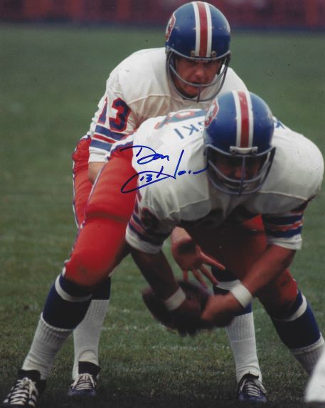 Autographed DON HORN 8X10 Denver Broncos Photo