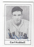 Autographed CARL HUBBELL New York Giants 1978 Grand Slam Card