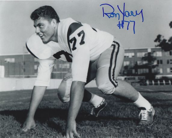 Autographed RON YARY 8X10 USC Trojans Photo