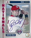 Autographed RYAN CHURCH 8x10 Washington Nationals Photo