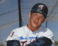AUTOGRAPHED CHARLIE MANUEL 8x10 Minnesota Twins Photo