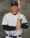 AUTOGRAPHED ERIC DUNCAN 8X10 NEW YORK YANKEES photo