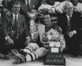 Autographed GLEN SATHER Edmonton Oilers 8x10 photo