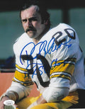 Autographed ROCKY BLEIER "4X SB Champs" 8X10 Pittsburgh Steelers Photo JSA