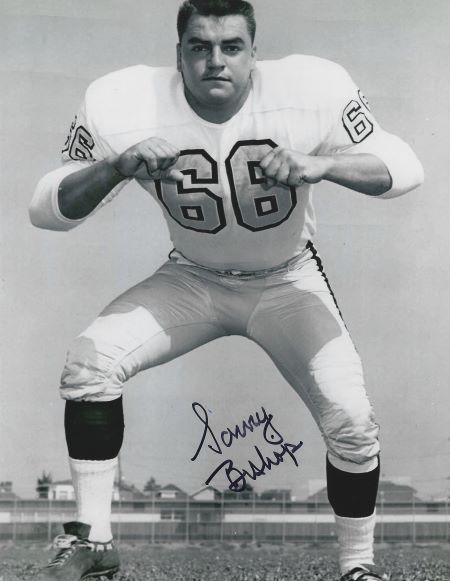 Autographed SONNY BISHOP 8X10 Oakland Raiders photo