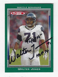Autographed WALTER JONES Seattle Seahawks 2006 Topps Total Card #165