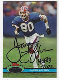 Autographed James Lofton Buffalo Bills 1991 Topps Stadium Club card #89