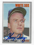 Autographed GERRY ARRIGO Chicago White Sox 1970 Topps Card