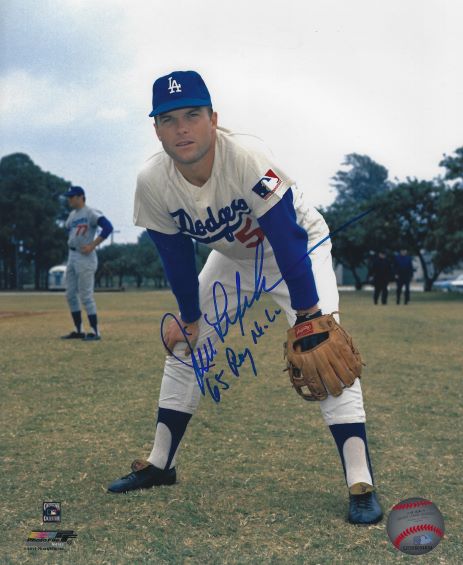 AUTOGRAPHED JIM LEFEBVRE "65 ROY NL" 8x10 Los Angeles Dodgers photo
