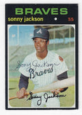 Autographed SONNY JACKSON Atlanta Braves 1971 Topps Card