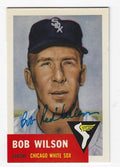 Autographed BOB RED WILSON 1953 Topps Archives Card