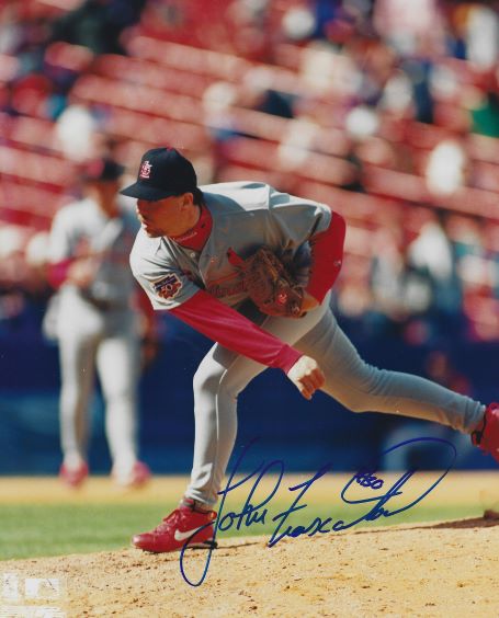AUTOGRAPHED JOHN FRASCATORE 8x10 St. Louis Cardinals photo