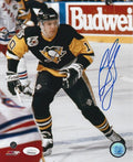 AUTOGRAPHED RON FRANCIS 8X10 Pittsburgh Penguins Photo JSA