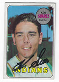 Autographed KEN SUAREZ Cleveland Indians 1969 Topps  Card