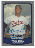 Autographed TONY OLIVA Minnesota Twins 1988 Pacific Legends Card