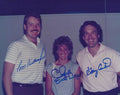 Autographed TOM NIEDENFUER, CHRIS EVERT LLOYD and GARY CARTER 8x10 photo