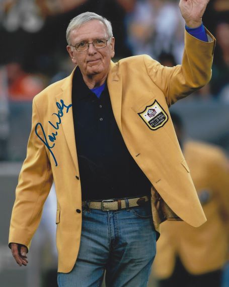 Autographed RON WOLF 8X10 Green Bay Packers Photo