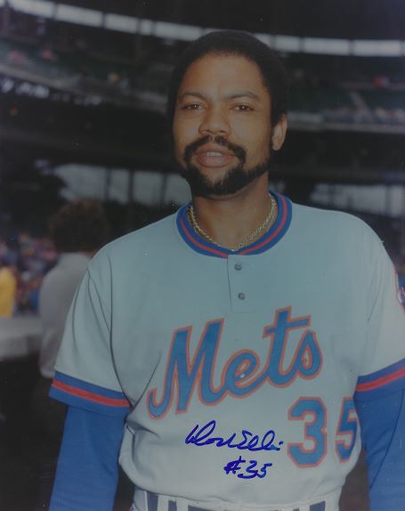 Autographed DOCK ELLIS 8X10 New York Mets Photo