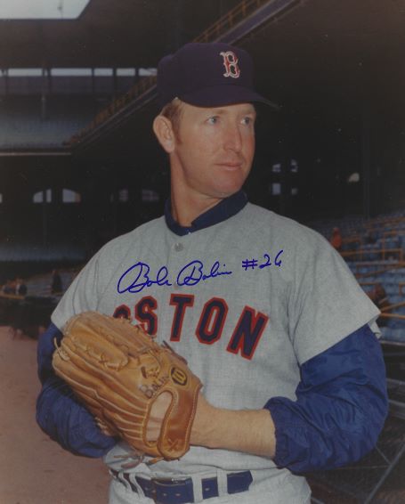 AUTOGRAPHED BOB BOLIN 8x10 Boston Red Sox photo