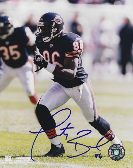 Autographed MARTY BOOKER 8X10 Chicago Bears Photo