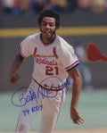 Autographed Bake Mc Bride "1974 ROY" St. Louis Cardinals 8x10 photo
