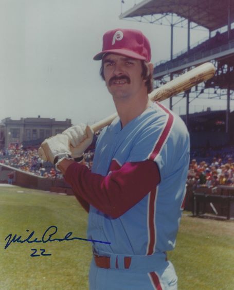 AUTOGRAPHED MIKE ANDERSON 8x10 Philadelphia Phillies Photo
