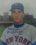 Autographed 8X10 JERRY BUCHEK New York Mets photo