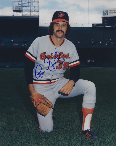 AUTOGRAPHED ROSS GRIMSLEY 8x10 Baltimore Orioles Photo