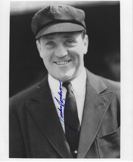 Autographed Jocko Conlan 8X10 Umpire Photo