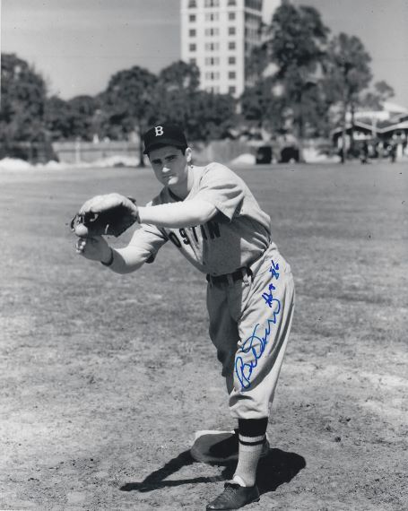 AUTOGRAPHED BOBBY DOERR "HOF 86" 8X10 Boston Red Sox photo