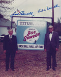 Autographed HOF JOE SEWELL & LUKE SEWEL  8x10 photo