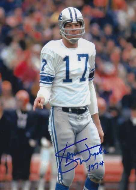 Autographed Sam Wyche Detroit Lions 8x10 Photo