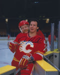 Autographed JOEY MULLEN  8X10 Calgary Flames Photo