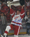 Autographed LARRY MURPHY "SC 97, 97" 8X10 Detroit Red Wings Photo