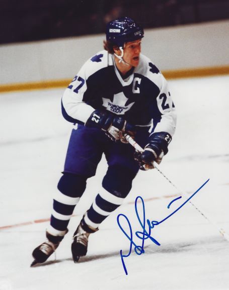 Autographed DARRYL SITTLER 8X10 Toronto Maple Leafs Photo