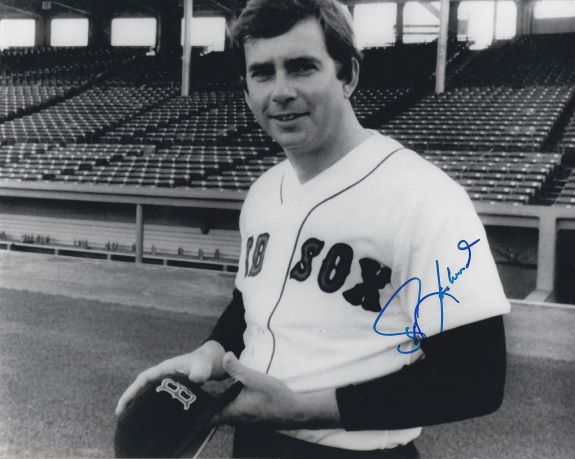 AUTOGRAPHED SKIP LOCKWOOD 8x10 Boston Red Sox photo