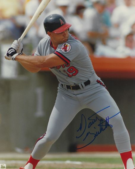 AUTOGRAPHED DANTE BICHETTE 8X10 California Angels Photo