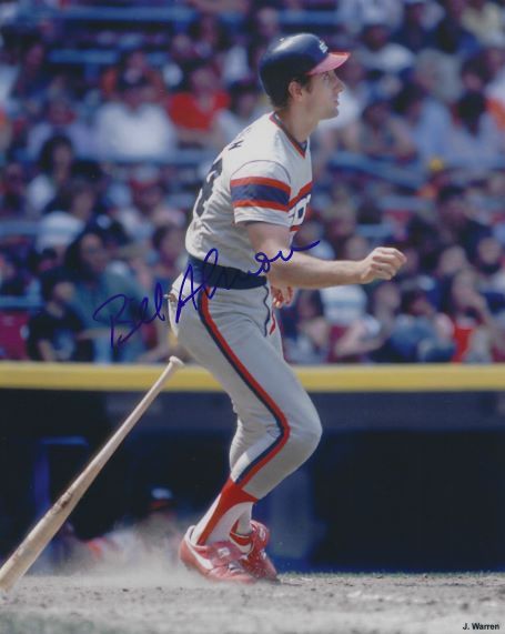 AUTOGRAPHED BILL ALMON 8x10 Chicago White Sox photo