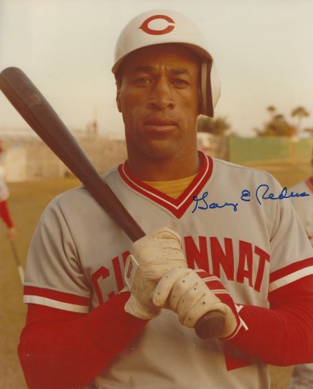 AUTOGRAPHED GARY REDUS 8x10 Cincinnati Reds Photo