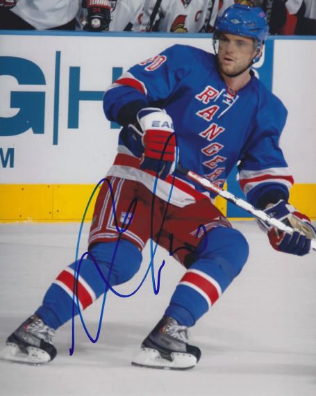 Autographed MARIAN GABORIK 8X10 New York Rangers Photo