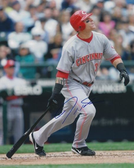 AUTOGRAPHED JOSH HAMILTON 8X10 Cincinnati Reds Photo
