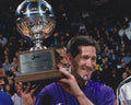 AUTOGRAPHED JEFF HORNACEK 8X10 Utah Jazz photo