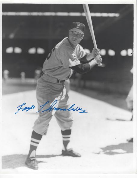 AUTOGRAPHED FAYE THRONEBERRY 8X10 Boston Red Sox Photo