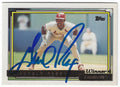 Autographed GERALD PERRY St. Louis Cardinals 1992 Topps Card