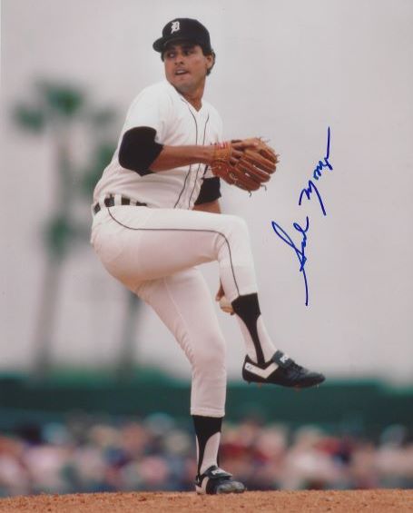 AUTOGRAPHED SID MONGE 8X10 Detroit Tigers photo